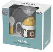 Mepal Set de hrănire din Plastic Galben 3buc