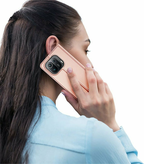 Dux Ducis Skin Pro Book Δερματίνης Ροζ Χρυσό (Xiaomi Mi 11 Pro)