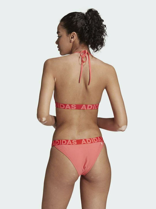Adidas Beach Αθλητικό Set Bikini Τριγωνάκι Semi Turbo/ Vivid Red