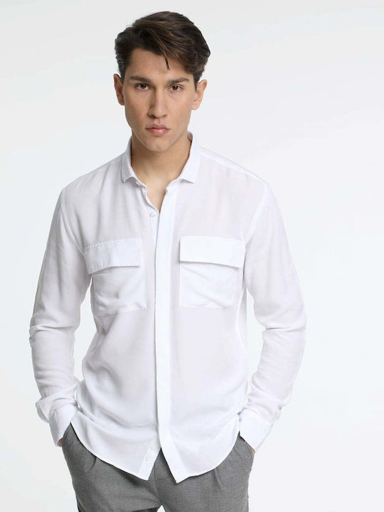 Lincoln Long-sleeved Shirt White