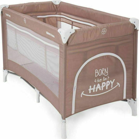 Kikka Boo So Gifted 2020 Playpen 2 Levels with Mattress Beige 124x64cm