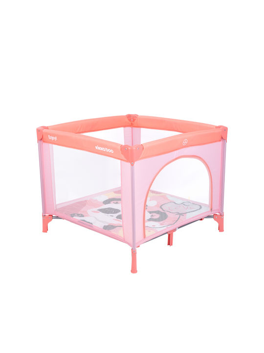 Kikka Boo Enjoy Panda Park with Mattress Pink 100x100cm