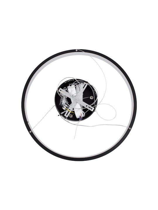 GloboStar Nemesis Pendant Light Black 60x60cm