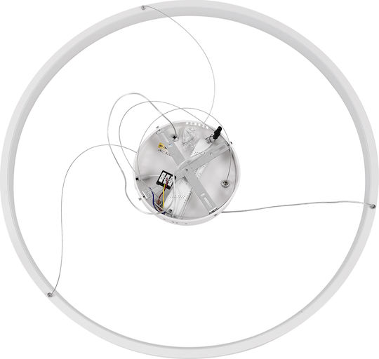 GloboStar Nemesis Κρεμαστό Φωτιστικό Λευκό LED 86x86εκ.