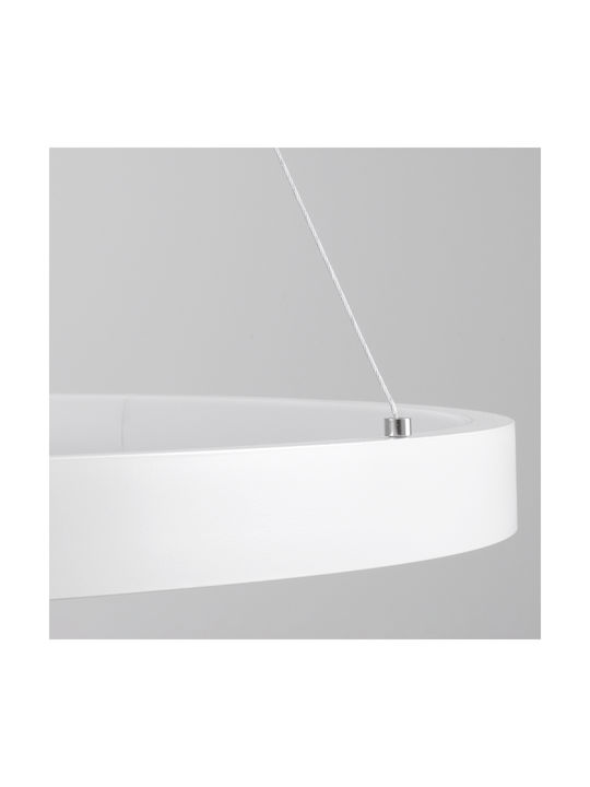 GloboStar Nemesis Κρεμαστό Φωτιστικό Λευκό LED 86x86εκ.