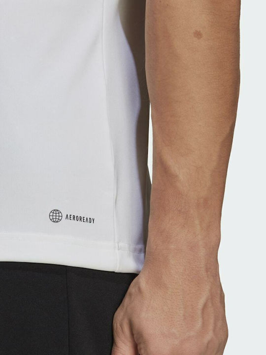 Entrada 22 Aeroready Αθλητικό T-shirt Λευκό