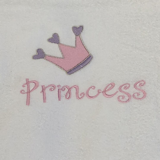 Mouchtaris Collection Set Bătături De Botez Princess Albe 3 Bucăți