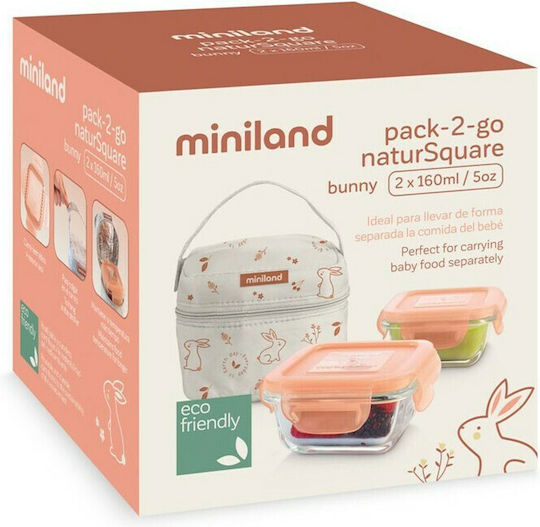 Miniland Pack 2 Go Βρεφικό Θερμός Φαγητού 160ml