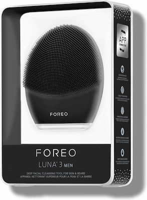 Foreo Luna 3 Men Periuță de Curățare Facială din Silicon Black