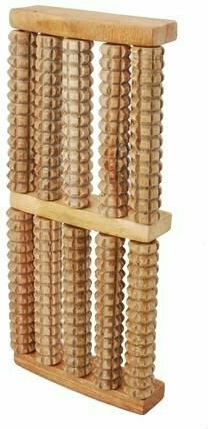 Wooden Roller Massage for the Legs Brown