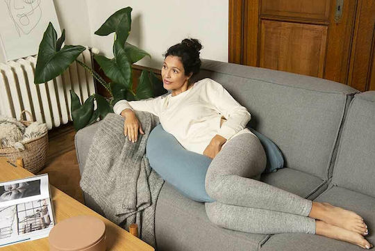 Doomoo Pregnancy & Breastfeeding Pillow Light Blue