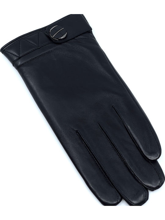 Schwarz Leder Handschuhe Berührung