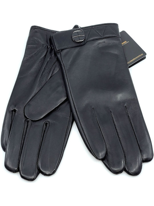 Schwarz Leder Handschuhe Berührung