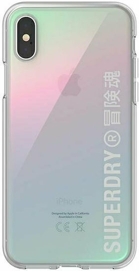 Superdry Snap Umschlag Rückseite Silikon Game Dient (iPhone X / Xs)