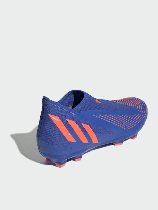 adidas Predator Edge.3 Ποδοσφαιρικά Παπούτσια με Τάπες FG Hi-res Blue / Turbo