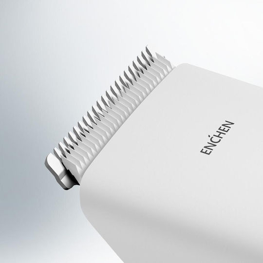 Enchen Boost Επαναφορτιζόμενη Κουρευτική Μηχανή Λευκή