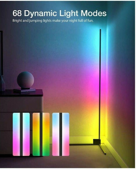 Spot Light LED Φωτιστικό Δαπέδου Υ160εκ. Μαύρο Spot Light LED Φωτιστικό Δαπέδου Υ160εκ. Μαύρο
