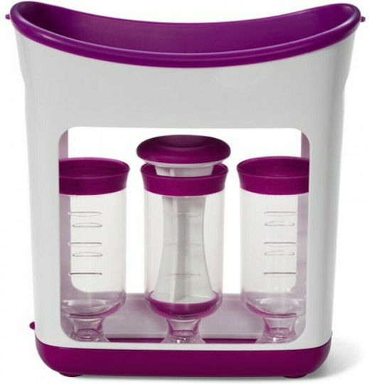 Infantino Set de preparare a alimentelor Violet Squeeze Station din Plastic pentru 4+ luni 1buc