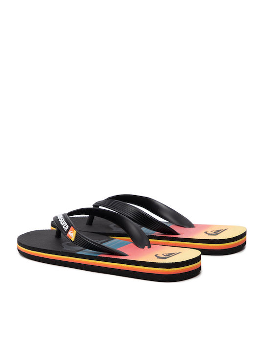 Kids' Flip Flops Black Molokai Art