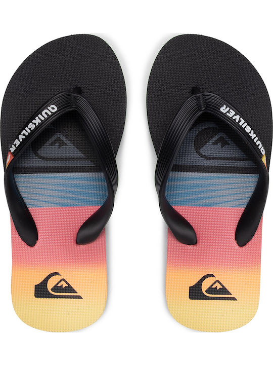 Kids' Flip Flops Black Molokai Art
