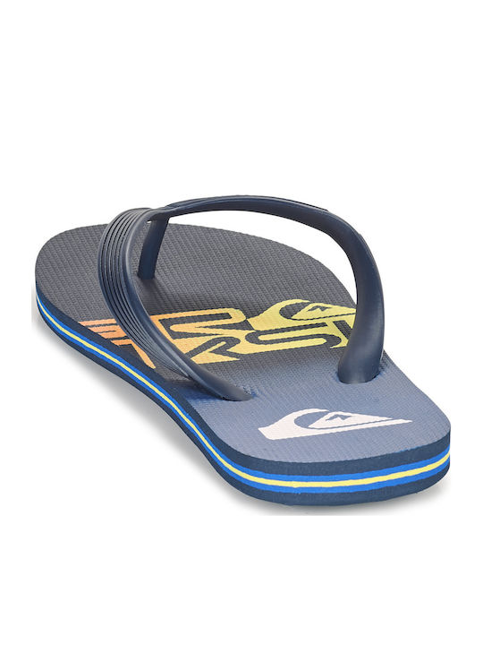 Kids' Flip Flops Blue Molokai Art
