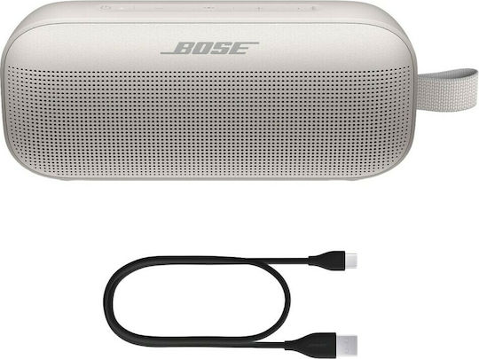 Bose Soundlink Flex Waterproof Bluetooth Speaker 5W with Battery Life up to 12 hours White Smoke