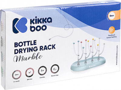 Kikka Boo Στεγνωτήρας για 8 Μπιμπερό Πράσινος Marble