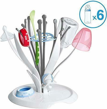 Nuk Trocknungsgestell für 6 Babyflaschen Weißs 1Stück