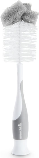 Munchkin Cleaning Brush for Baby Bottle Gray Sponge Bottle Brush