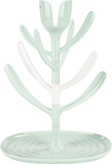 Kikka Boo Drying Rack for 8 Baby Bottles Green Tulip