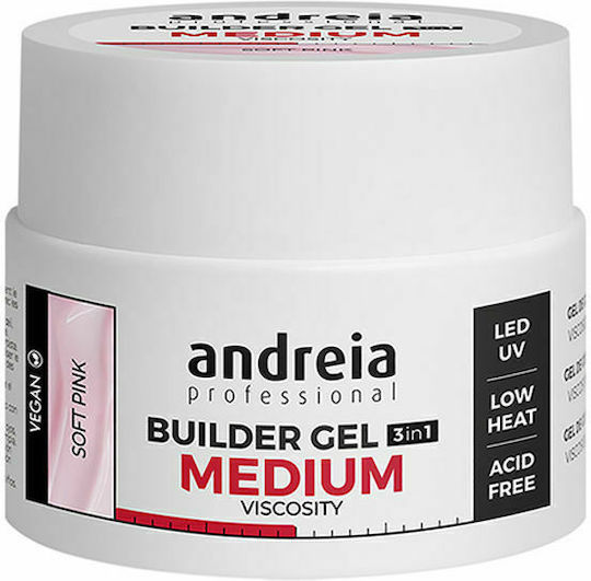 Andreia Professional Medium Viscosity Gel Falsche Nagelgel Pink 44gr