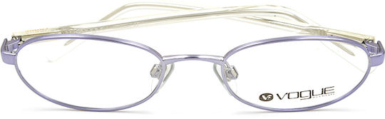 Vogue Women's Metal Prescription Eyeglass Frame Purple VO3414 596
