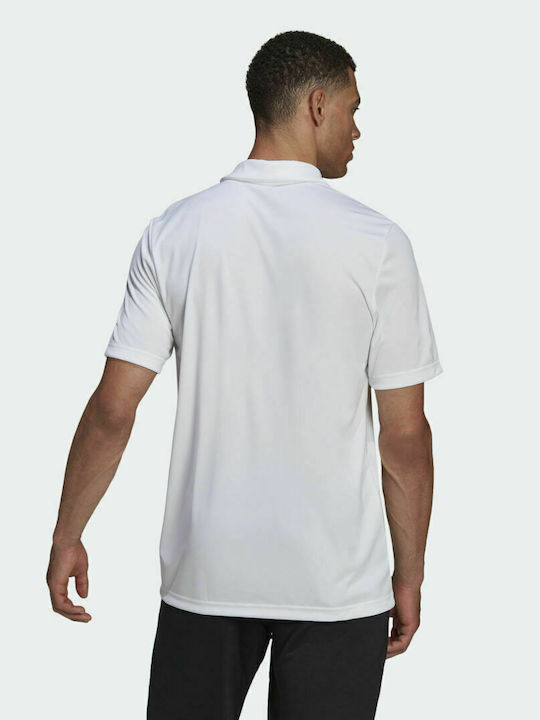 Adidas Entrada 22 Ανδρική Μπλούζα Polo Κοντομάνικη Λευκή