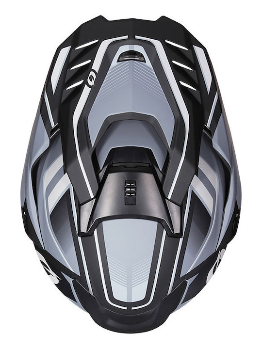 O'Neal DSRS Square V.22 Black/Grey Κράνος Μηχανής Full Face ECE 22.05 με Sunvisor