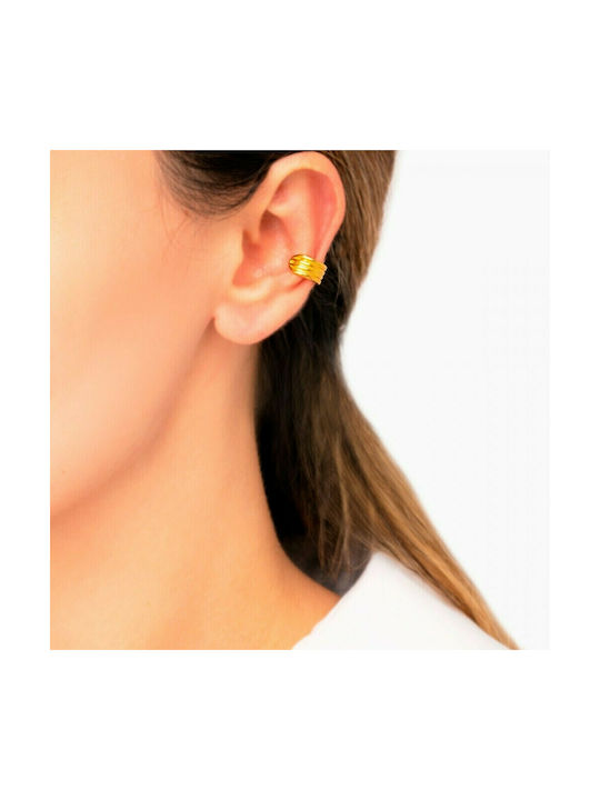 Excite-Fashion Single Earring Ear Cuff made of Silver Gold Plated