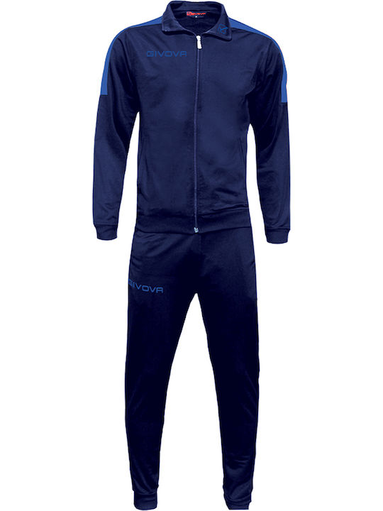 Tuta Revolution Tracksuit Glossy with Elastic Blue / Royal Blue