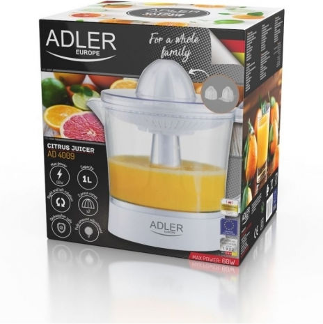 Mesko MS 4010 Electric Juicer 60W with 500ml Capacity White