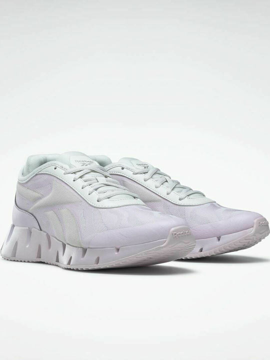 Reebok Zig Dynamica 3 Γυναικεία Αθλητικά Παπούτσια Running Pure Grey 1 / Quartz Glow / Cloud White