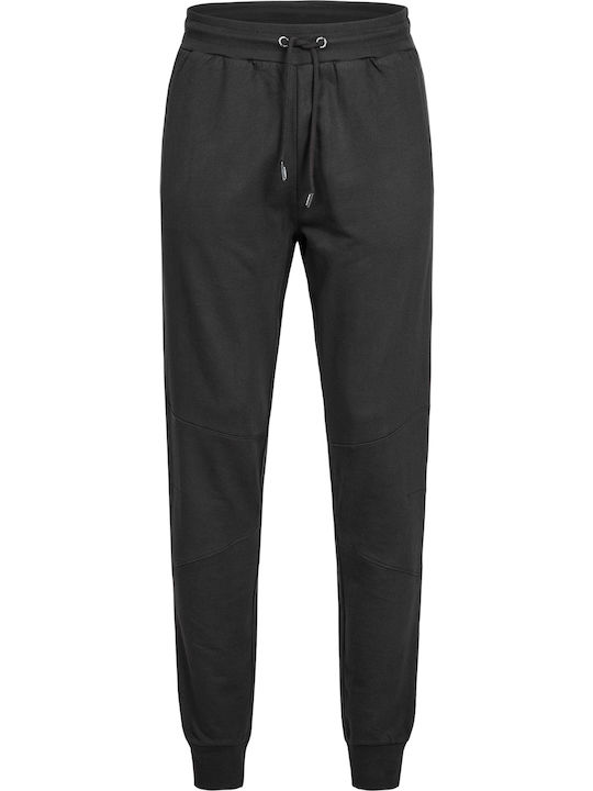 Wellingham Sweatpants with Elastic Black