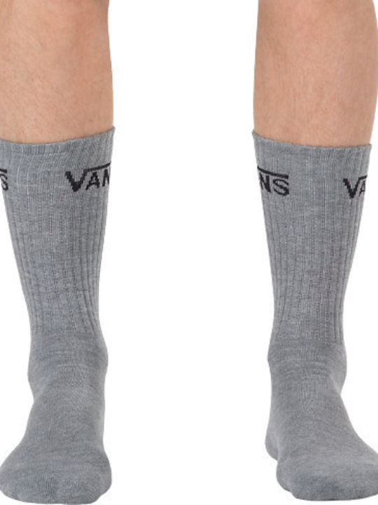 Vans Classic Crew Men's Solid Color Socks Gray 3Pack