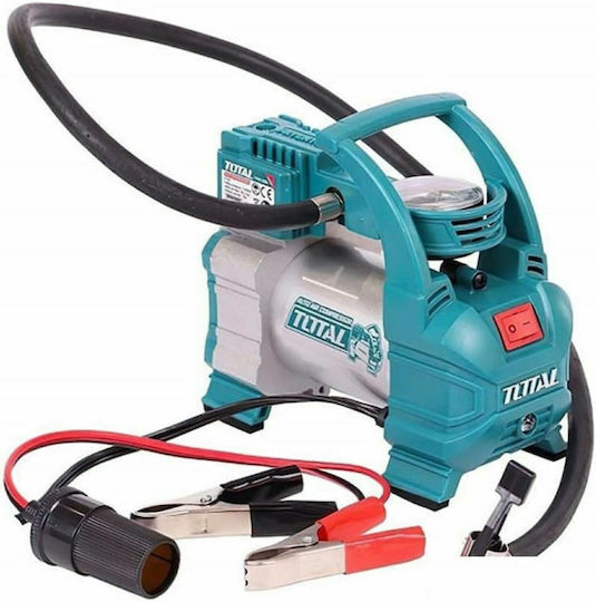 Total Τρόμπα Αυτοκινήτου 140PSI με Καλώδιο Αναπτήρα 12V