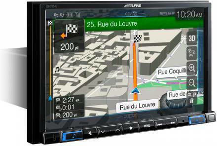 Alpine Car Audio System 2DIN (Bluetooth/USB/AUX) with Touch Screen 8"