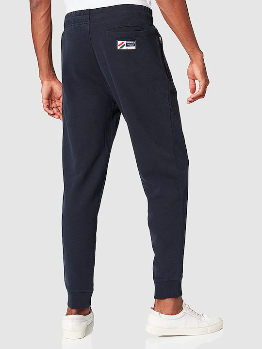 City College Sweatpants with Elastic Navy Blue