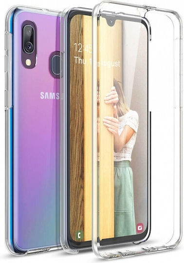 Forcell Задна корица Силикон 0.3мм Прозрачен (Galaxy A40)