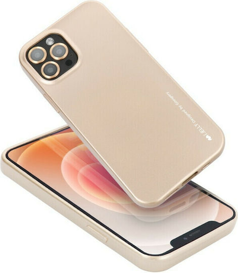 Mercury iJelly Slim Fit Back Cover Silicone Gold (Xiaomi Mi 8)
