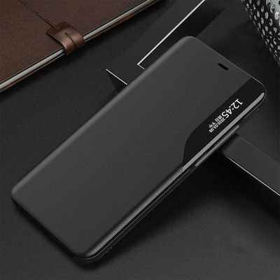 Hurtel Eco Leather View Synthetic Leather / Plastic Book Black (iPhone 13 mini)