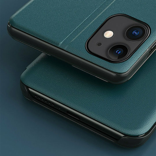 Hurtel Eco Leather View Книга Изкуствена кожа Зелен (iPhone 13 Pro Max)