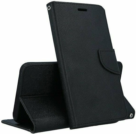 Fancy Wallet Δερματίνης Μαύρο (Redmi 8A)