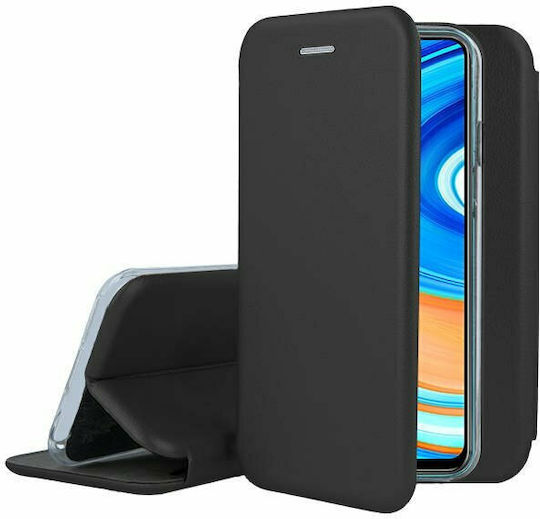 MyMobi Elegance Book Piele artificială Negru (Redmi Note 9)