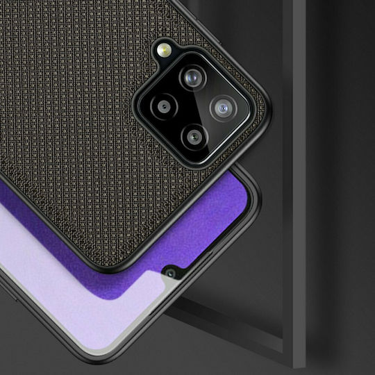 Dux Ducis Fino Back Cover Silicone / Fabric Green (Galaxy A22 4G)